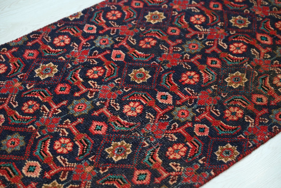 blue Runner rug 2' 2" x 8' 7"