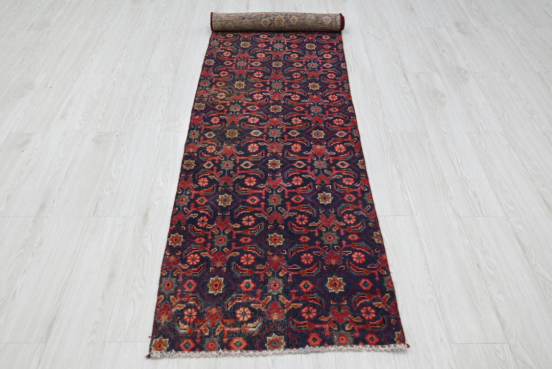 blue Runner rug 2' 2" x 8' 7"
