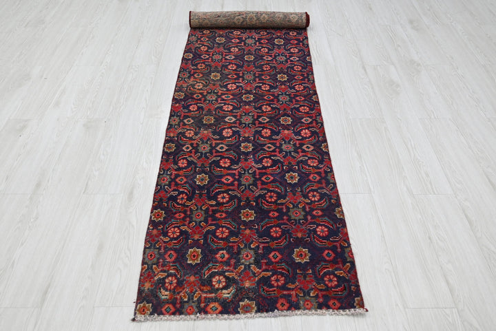 blue Runner rug 2' 2" x 8' 7"