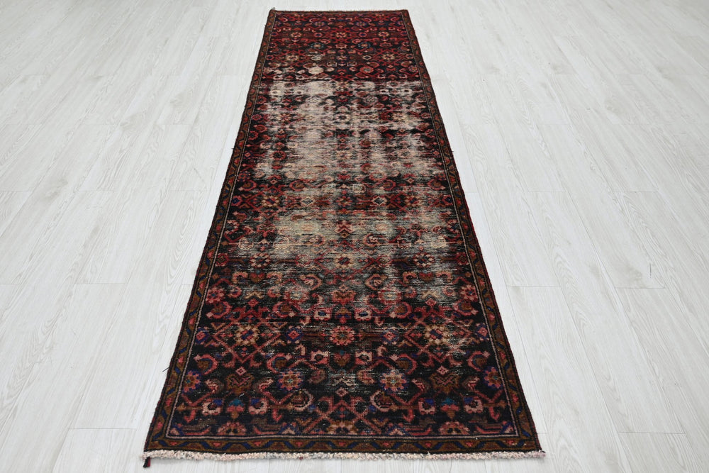 black Runner rug 2' 8" x 8' 10"