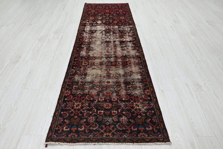 black Runner rug 2' 8" x 8' 10"