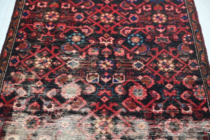 black Runner rug 2' 8" x 8' 10"