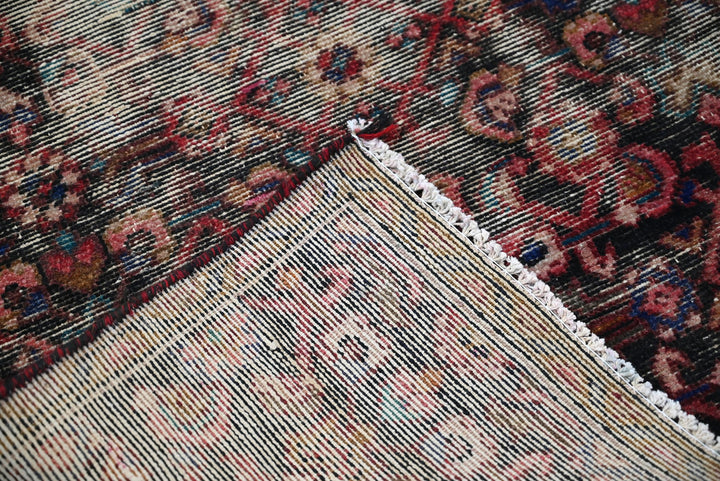 black Runner rug 2' 8" x 8' 10"