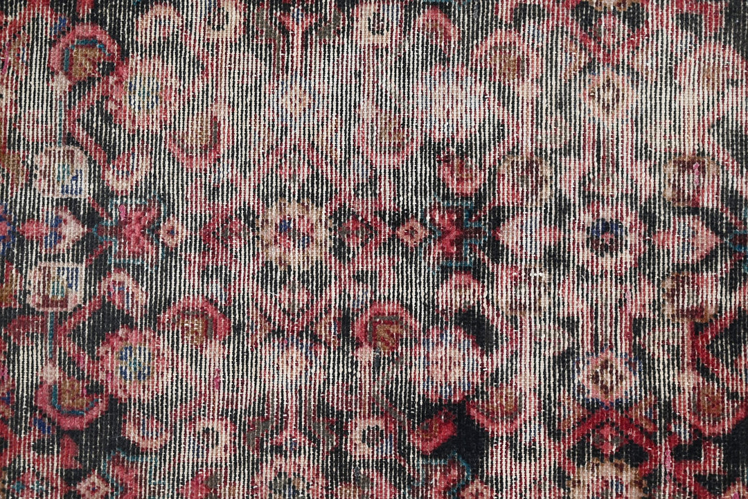 black Runner rug 2' 8" x 8' 10"