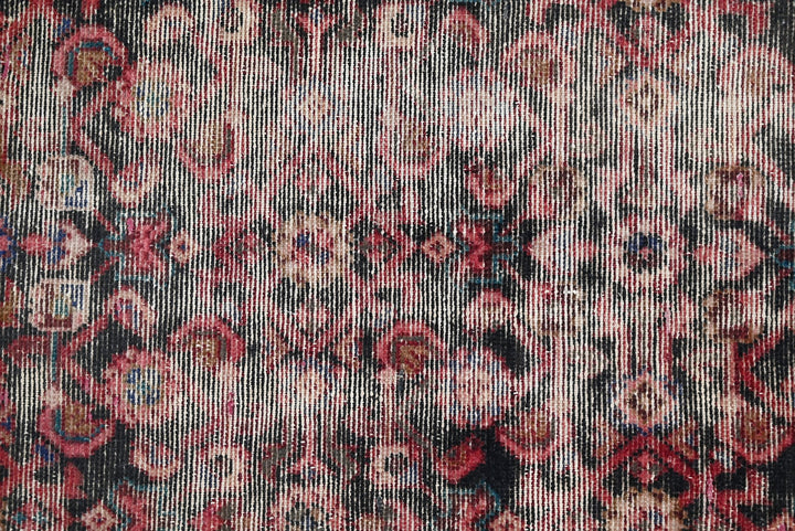 black Runner rug 2' 8" x 8' 10"