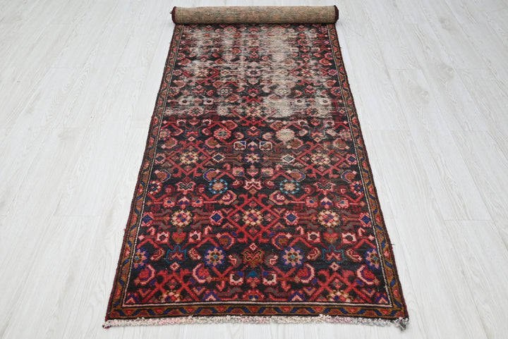 black Runner rug 2' 8" x 8' 10"