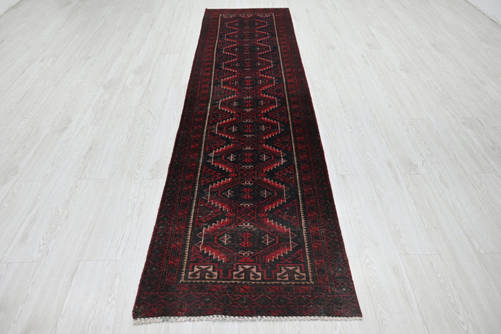 black Runner rug 2' 6" x 9' 10"
