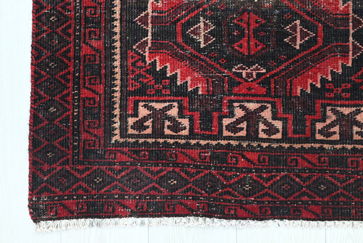 black Runner rug 2' 6" x 9' 10"