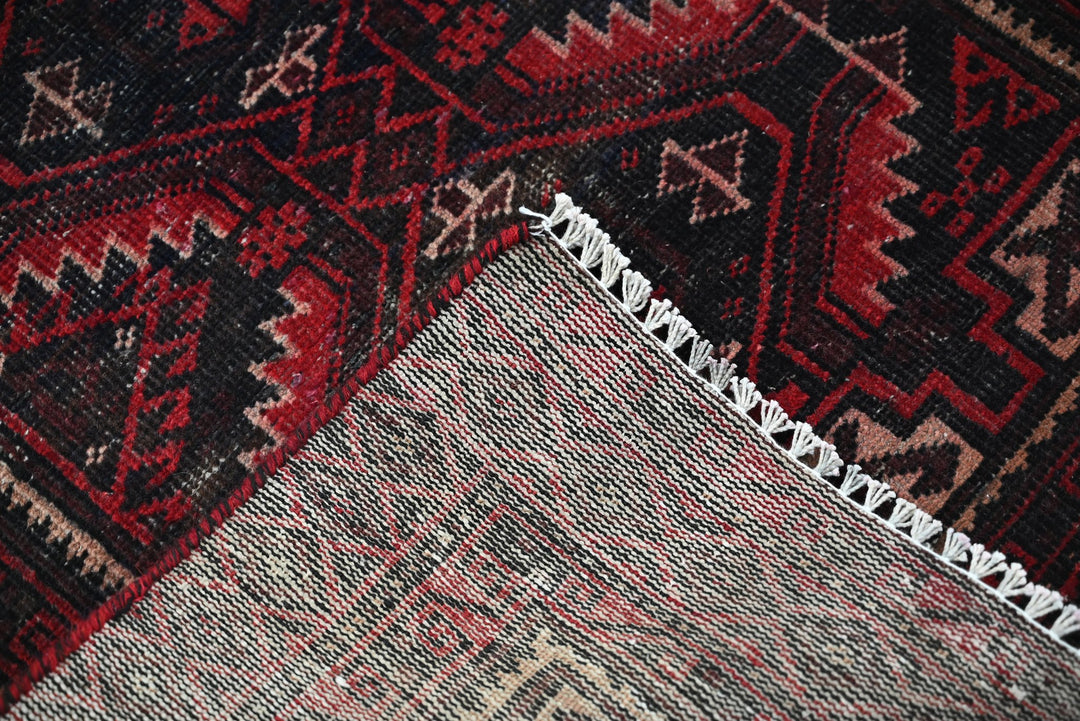 black Runner rug 2' 6" x 9' 10"