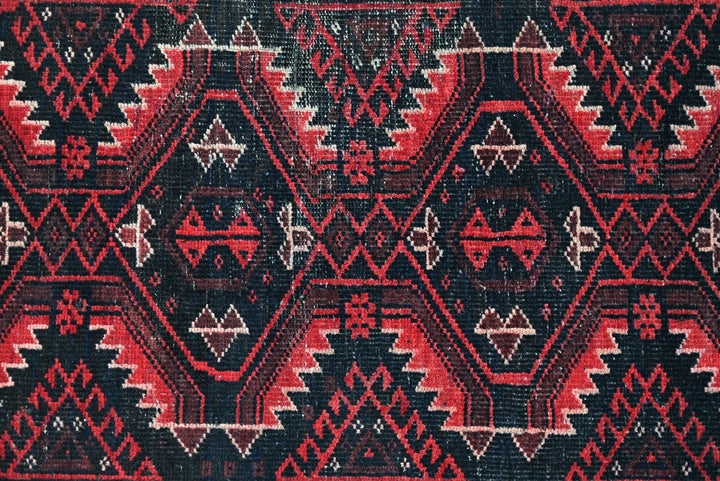 black Runner rug 2' 6" x 9' 10"