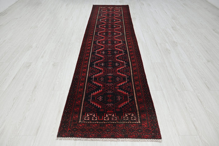 black Runner rug 2' 6" x 9' 10"