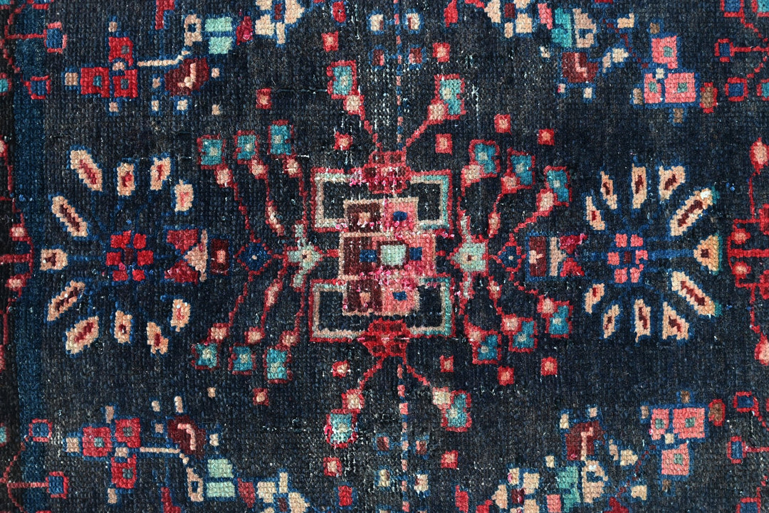black Runner rug 2' 8" x 8' 10"