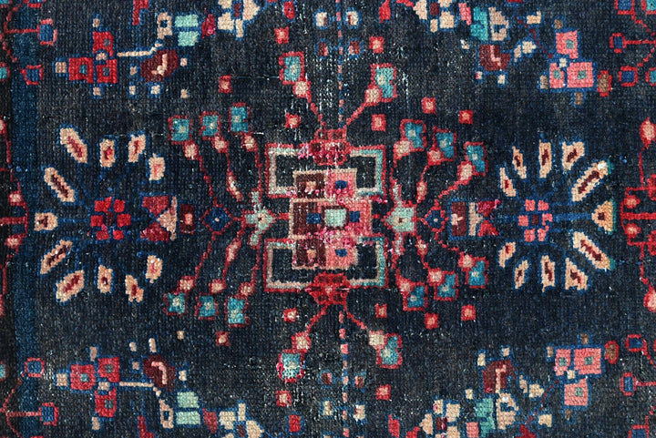 black Runner rug 2' 8" x 8' 10"