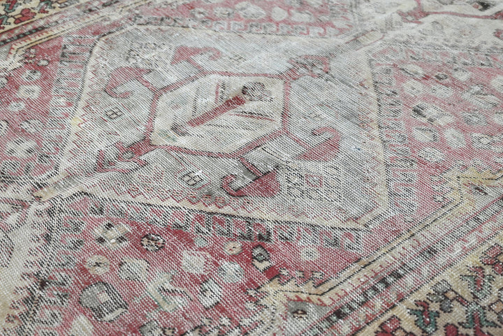 brown Large rug 4' 9" x 9' 8"