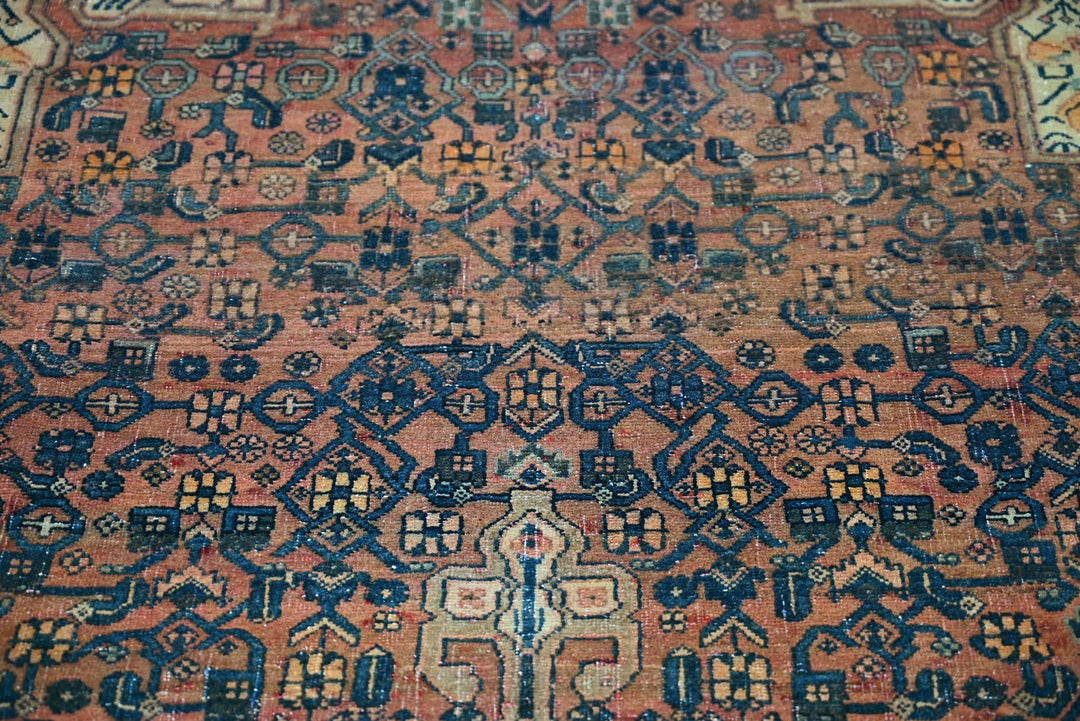 brown Large rug 4' 10" x 10' 6"
