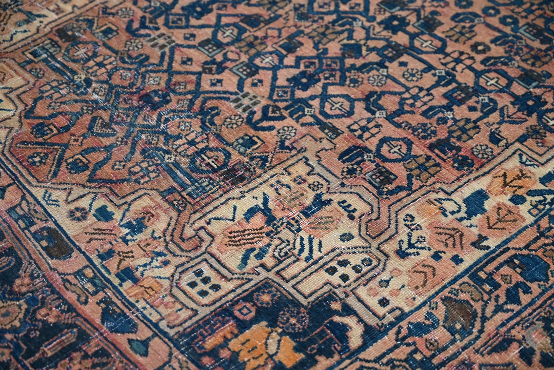 brown Large rug 4' 10" x 10' 6"