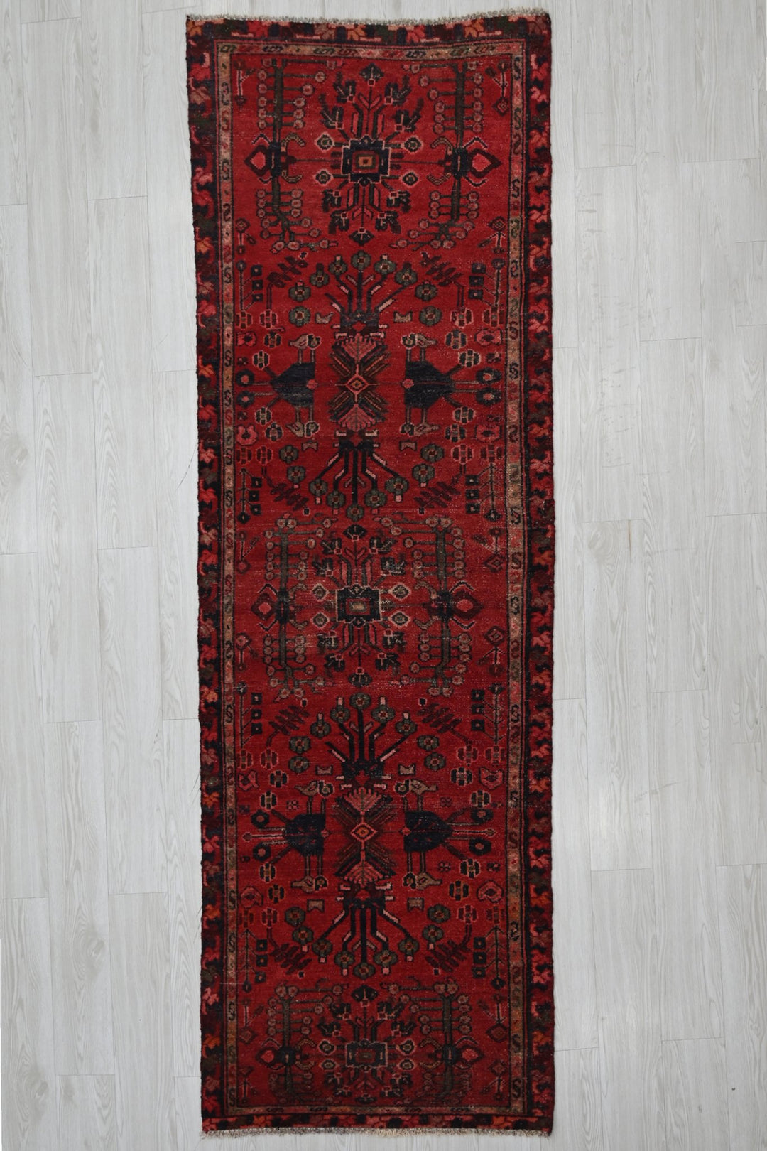 red Runner rug 2' 11" x 9' 1"