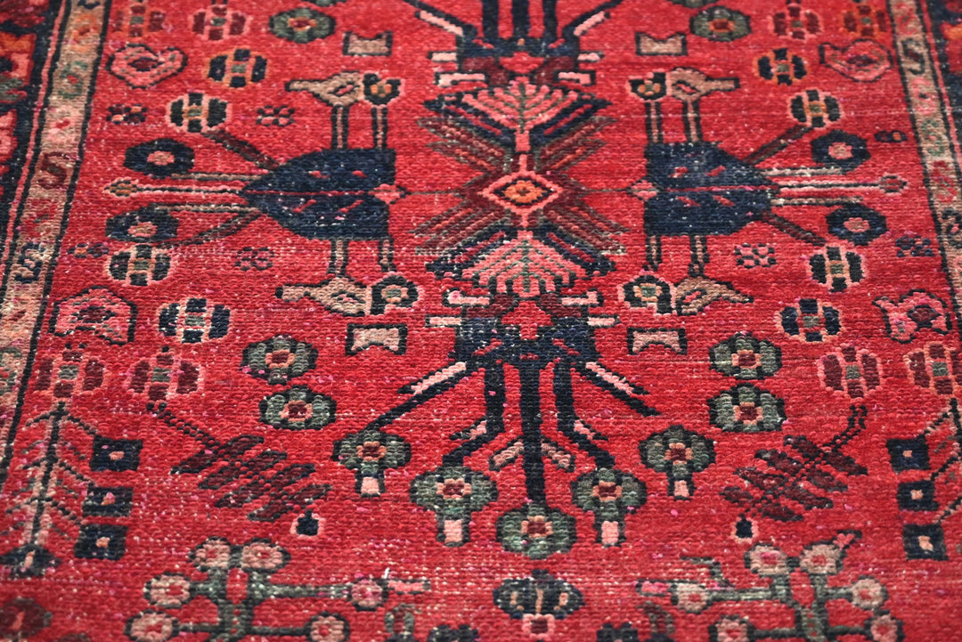 red Runner rug 2' 11" x 9' 1"