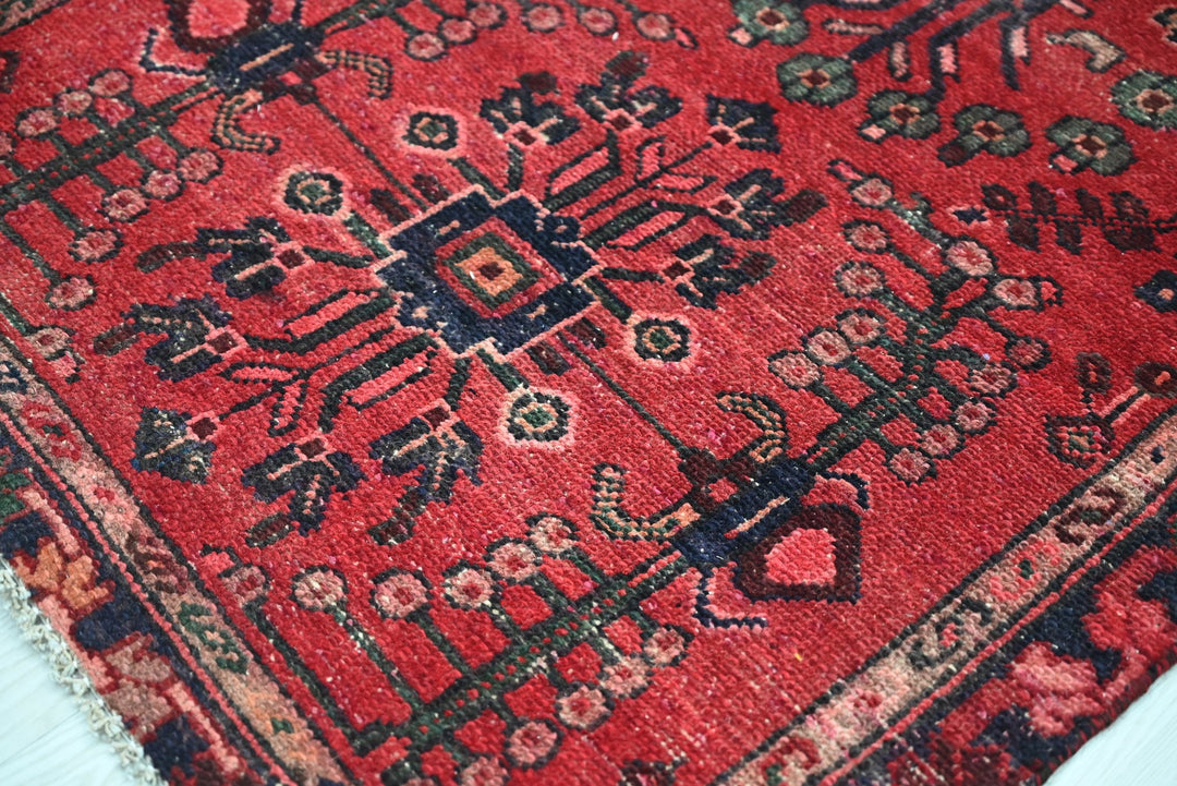 red Runner rug 2' 11" x 9' 1"