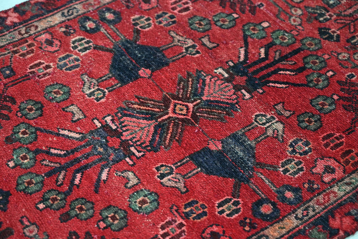 red Runner rug 2' 11" x 9' 1"