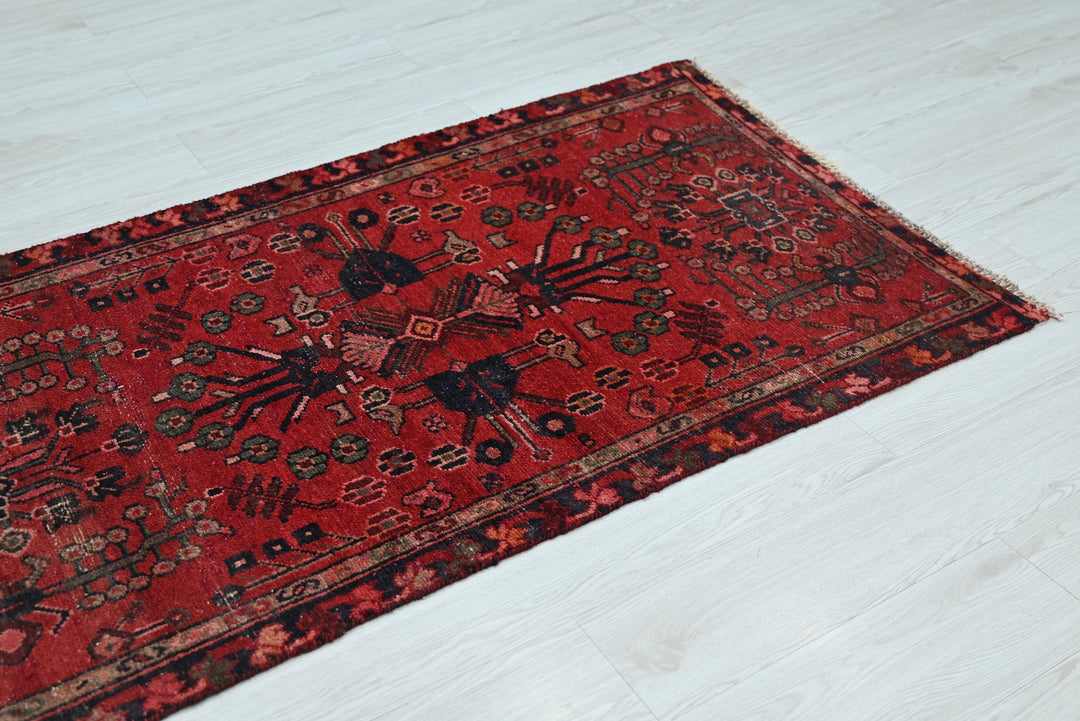 red Runner rug 2' 11" x 9' 1"