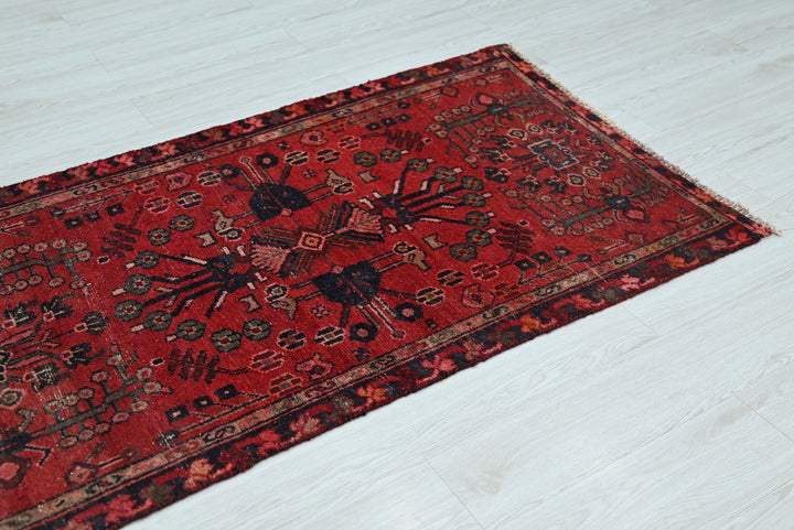 red Runner rug 2' 11" x 9' 1"