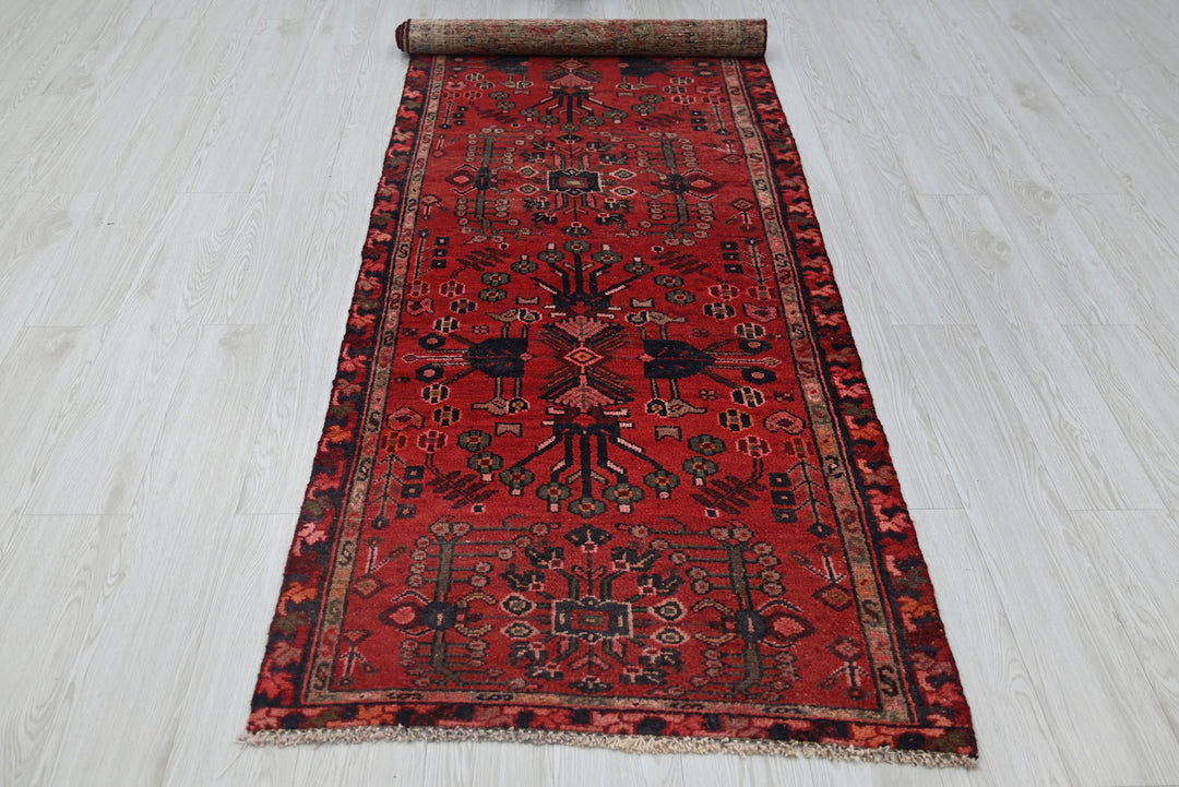red Runner rug 2' 11" x 9' 1"