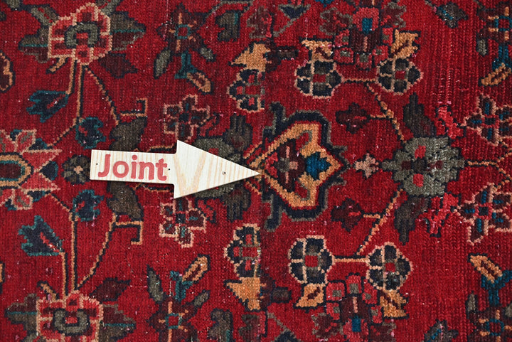 red Runner rug 2' 6" x 8' 4"