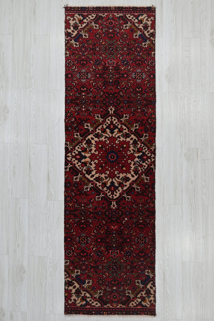 red Runner rug 2' 4" x 8' 3"