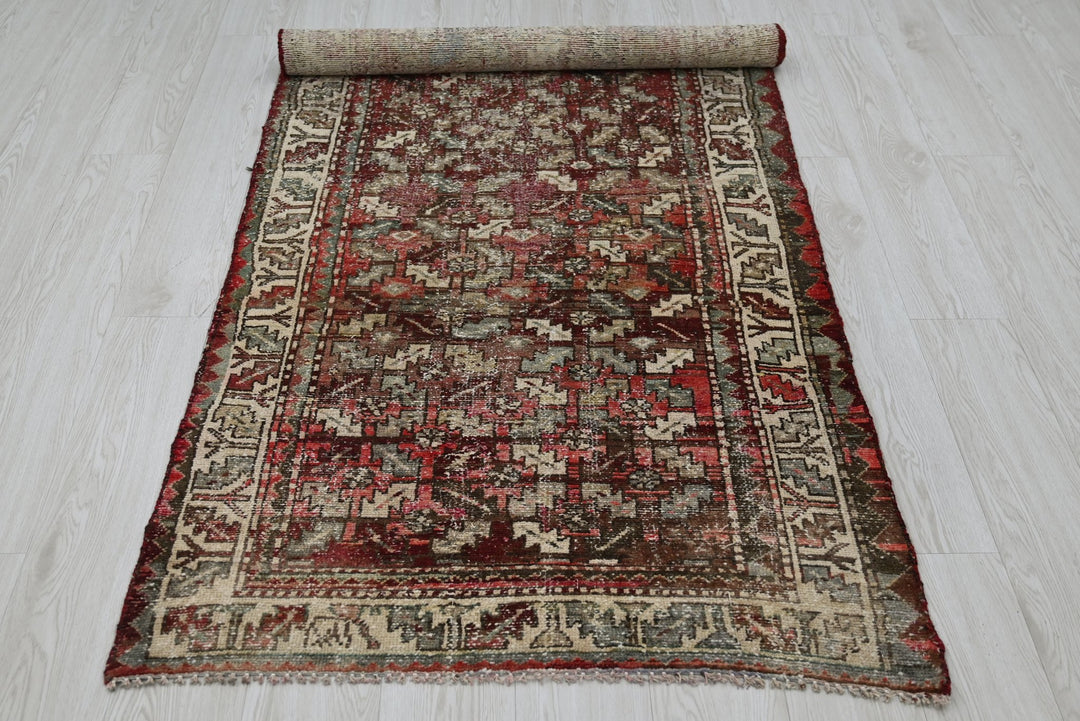 red Runner rug 3' 2" x 7' 7"
