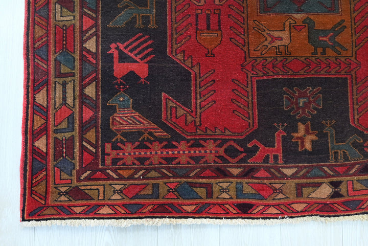black Runner rug 2' 1" x 9' 7"