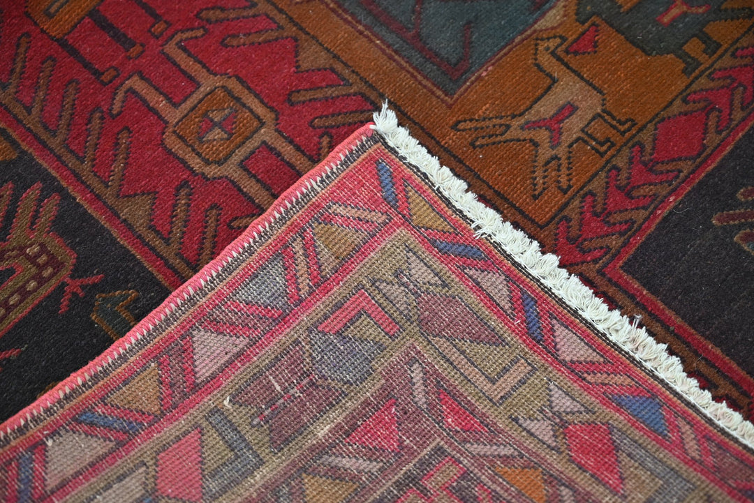 black Runner rug 2' 1" x 9' 7"