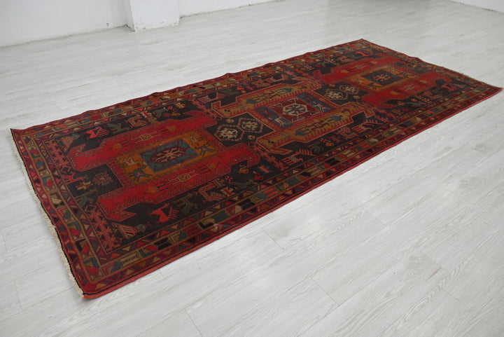 black Runner rug 2' 1" x 9' 7"