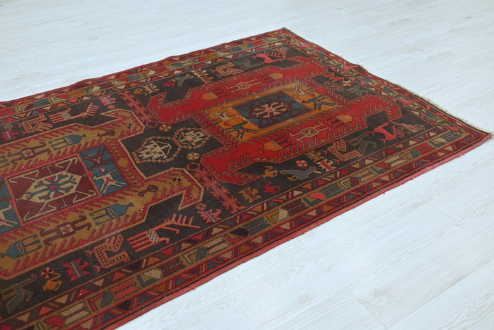 black Runner rug 2' 1" x 9' 7"