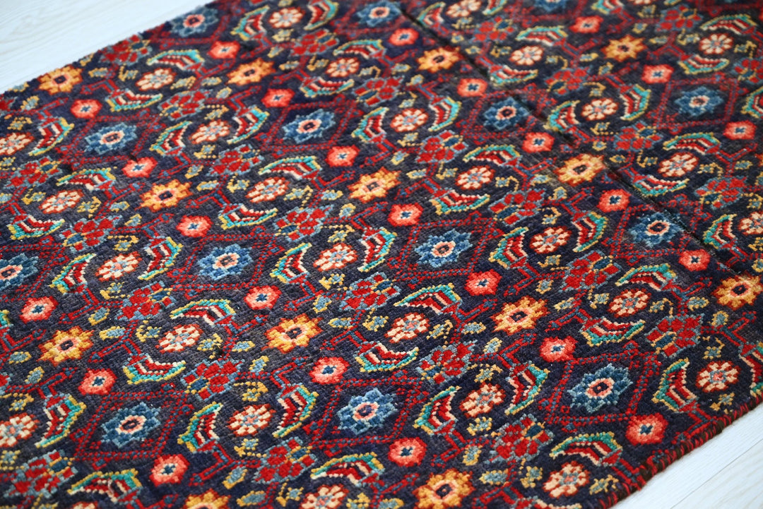 blue Runner rug 2' 4" x 9' 1"