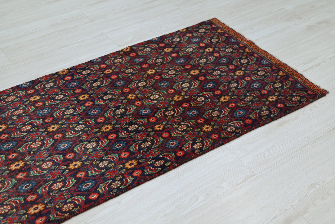 blue Runner rug 2' 4" x 9' 1"