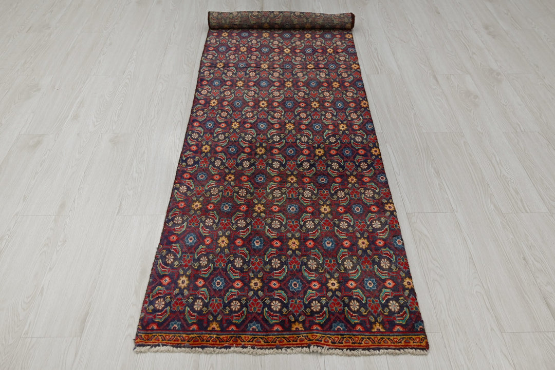blue Runner rug 2' 4" x 9' 1"