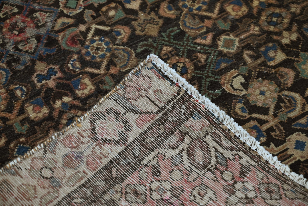 brown Runner rug 3' 3" x 11' 1"