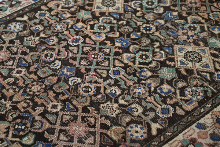 brown Runner rug 3' 3" x 11' 1"