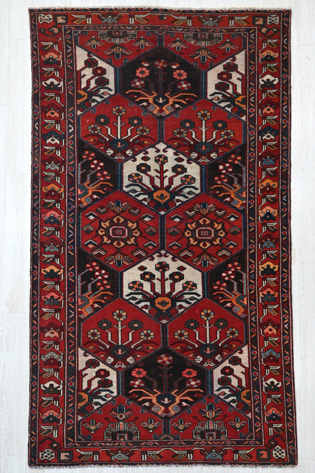 red Large rug 5' 4" x 9' 11"