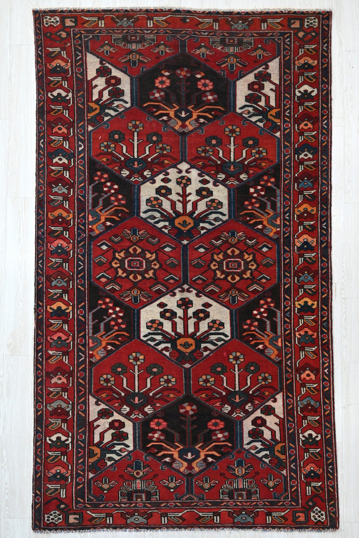 red Large rug 5' 4" x 9' 11"