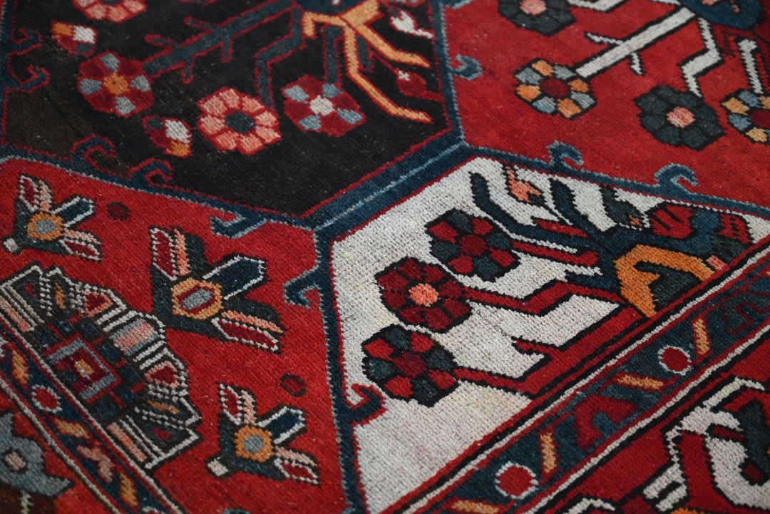 red Large rug 5' 4" x 9' 11"