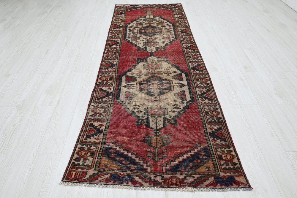 red Runner rug 3' 2" x 9' 10"