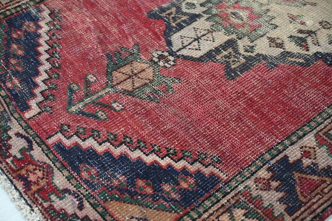 red Runner rug 3' 2" x 9' 10"