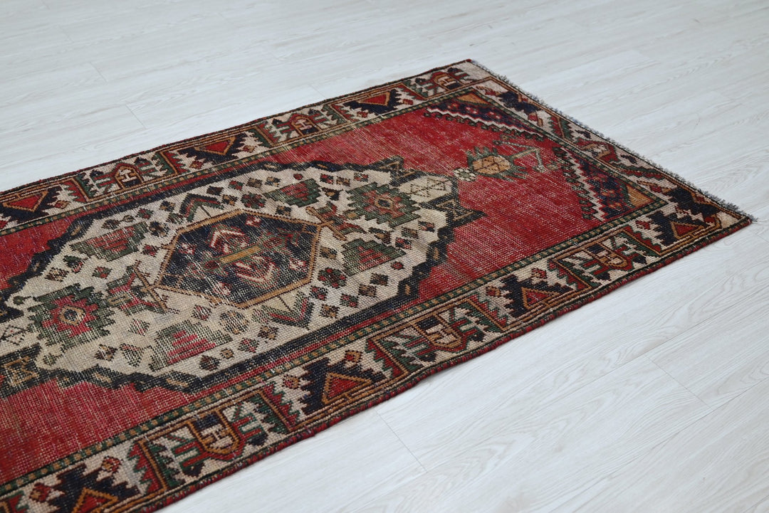 red Runner rug 3' 2" x 9' 10"