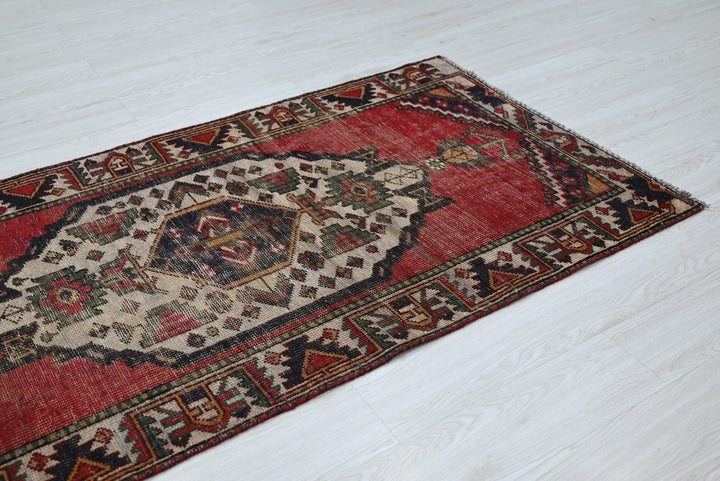 red Runner rug 3' 2" x 9' 10"