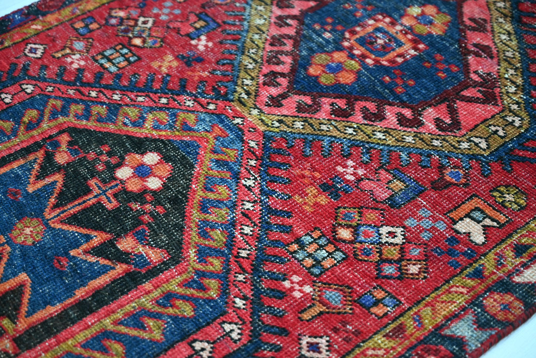 red Runner rug 2' 11" x 9' 11"