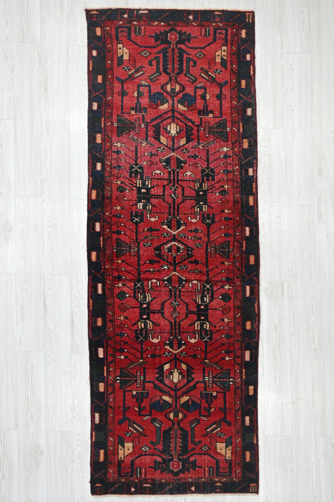 red Runner rug 3' 2" x 9' 5"