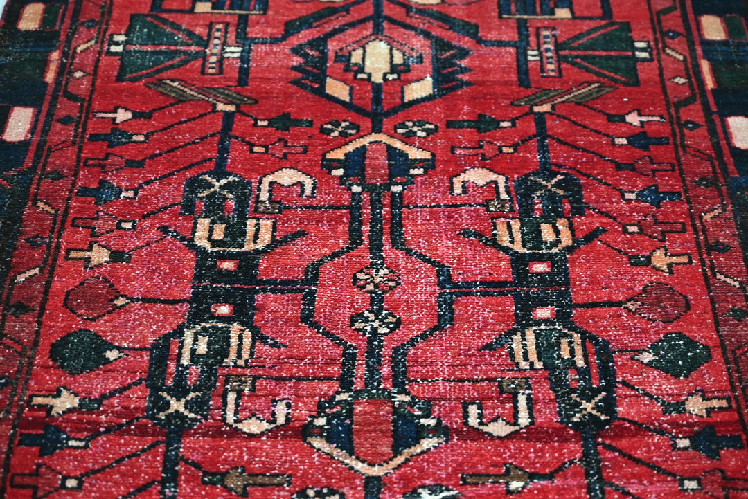 red Runner rug 3' 2" x 9' 5"