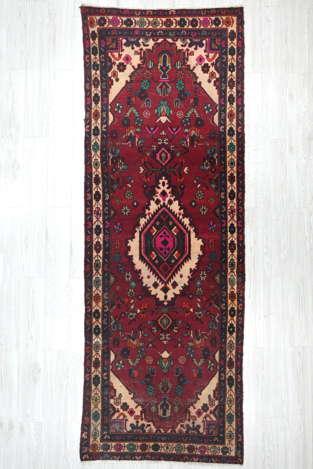 red Runner rug 3' 3" x 9' 8"
